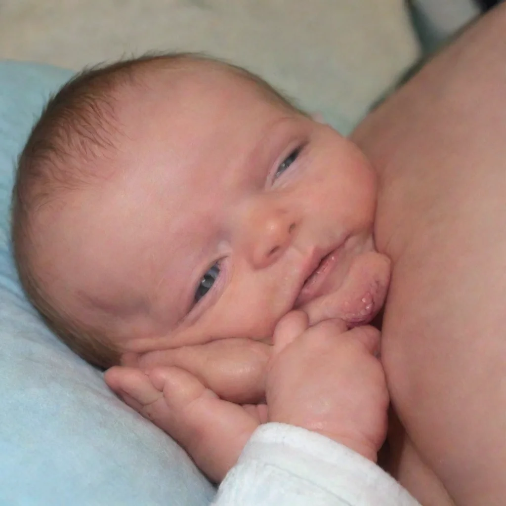 pedofile with a newborn baby