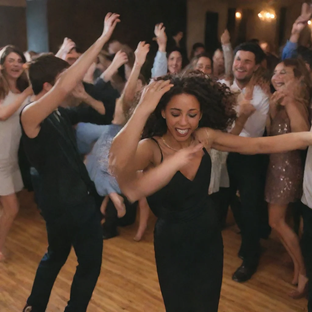 people dancing at party