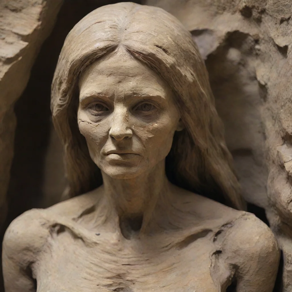 petrified woman