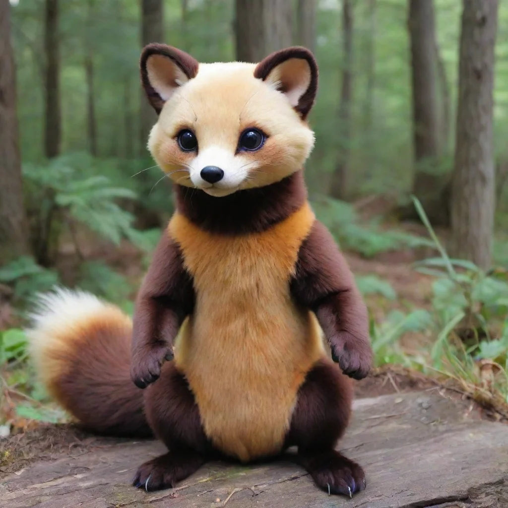 pine marten fursuit