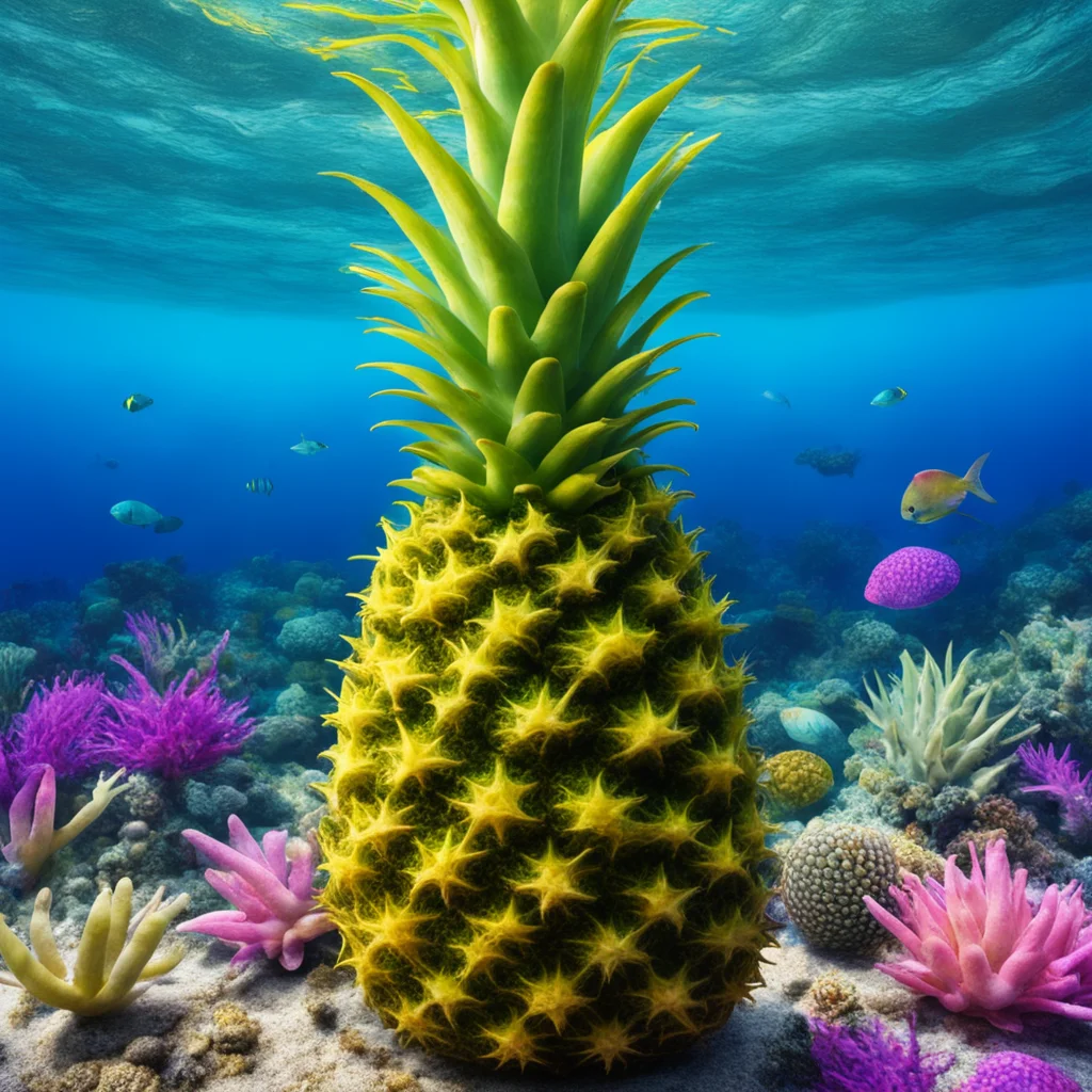 aipineapple under the sea amazing awesome portrait 2