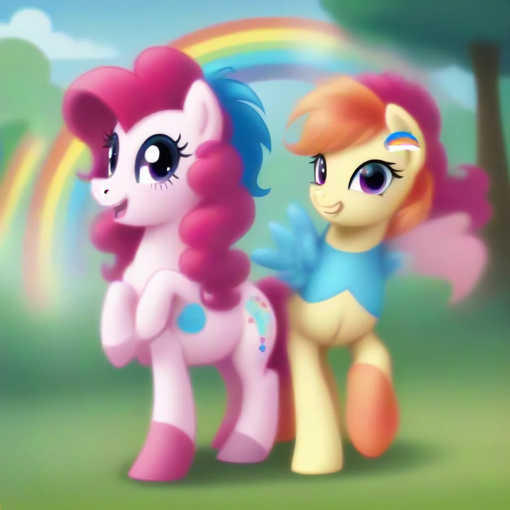 aipinkie pie and rainbow dash from my little pony 