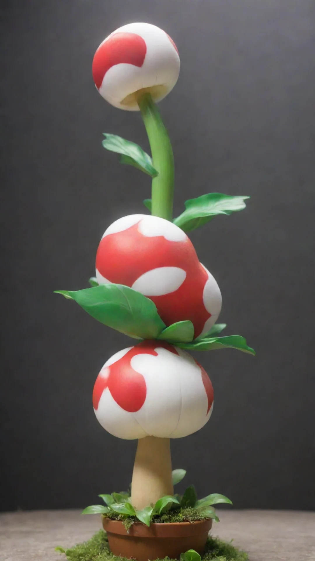 aipiranha plant from super mario tall