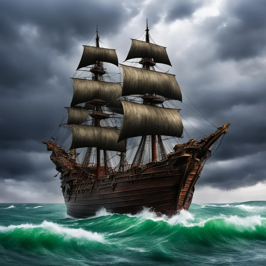 aipirate ship in a storm good looking trending fantastic 1
