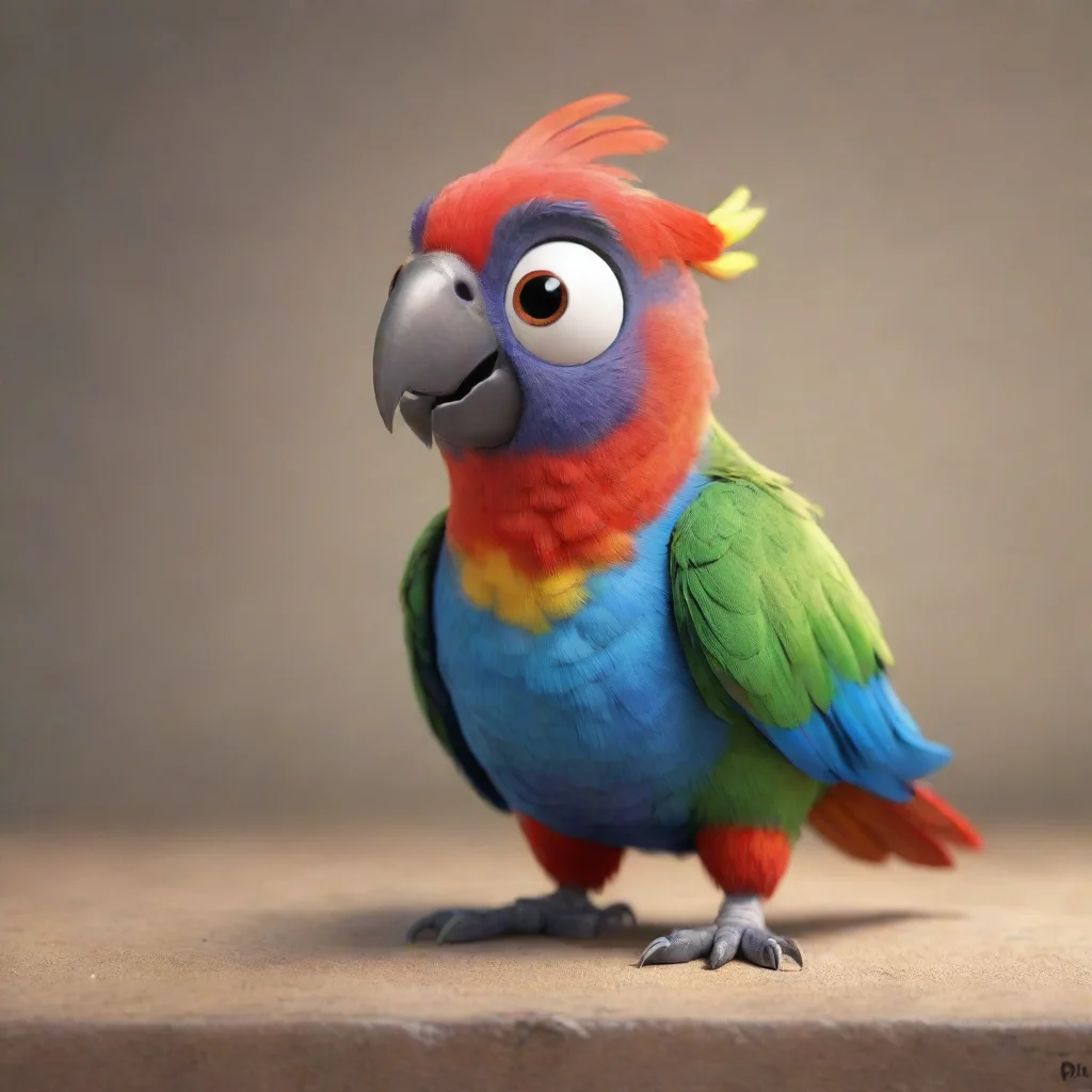 aipixar style parrot
