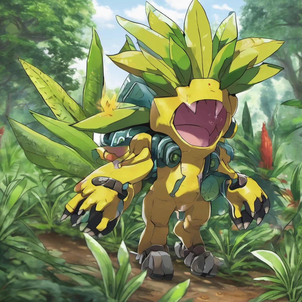 plant digimon rookie confident engaging wow artstation art 3