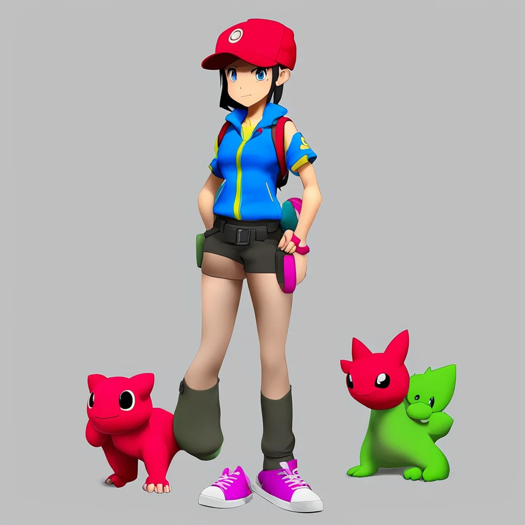 aipokemon trainer female amazing awesome portrait 2