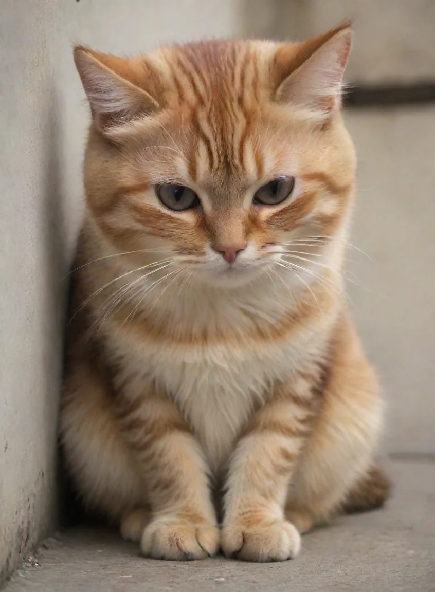 aipon un gato triste portrait43