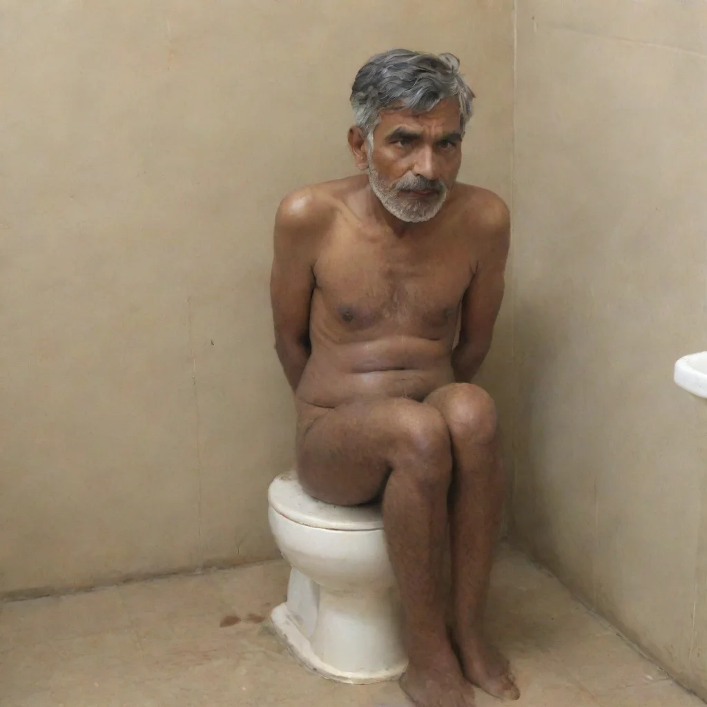 pooing man from india