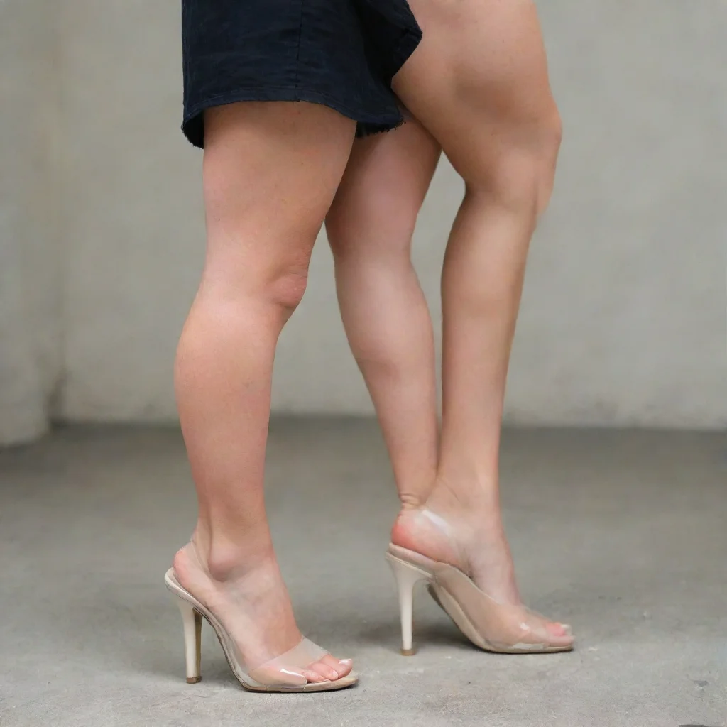 poor boy under her heels