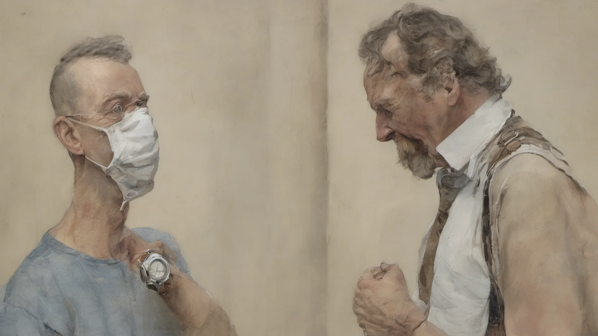 aiportrait of an irishman wearing an innovative watch amazing awesome portrait 2 wide