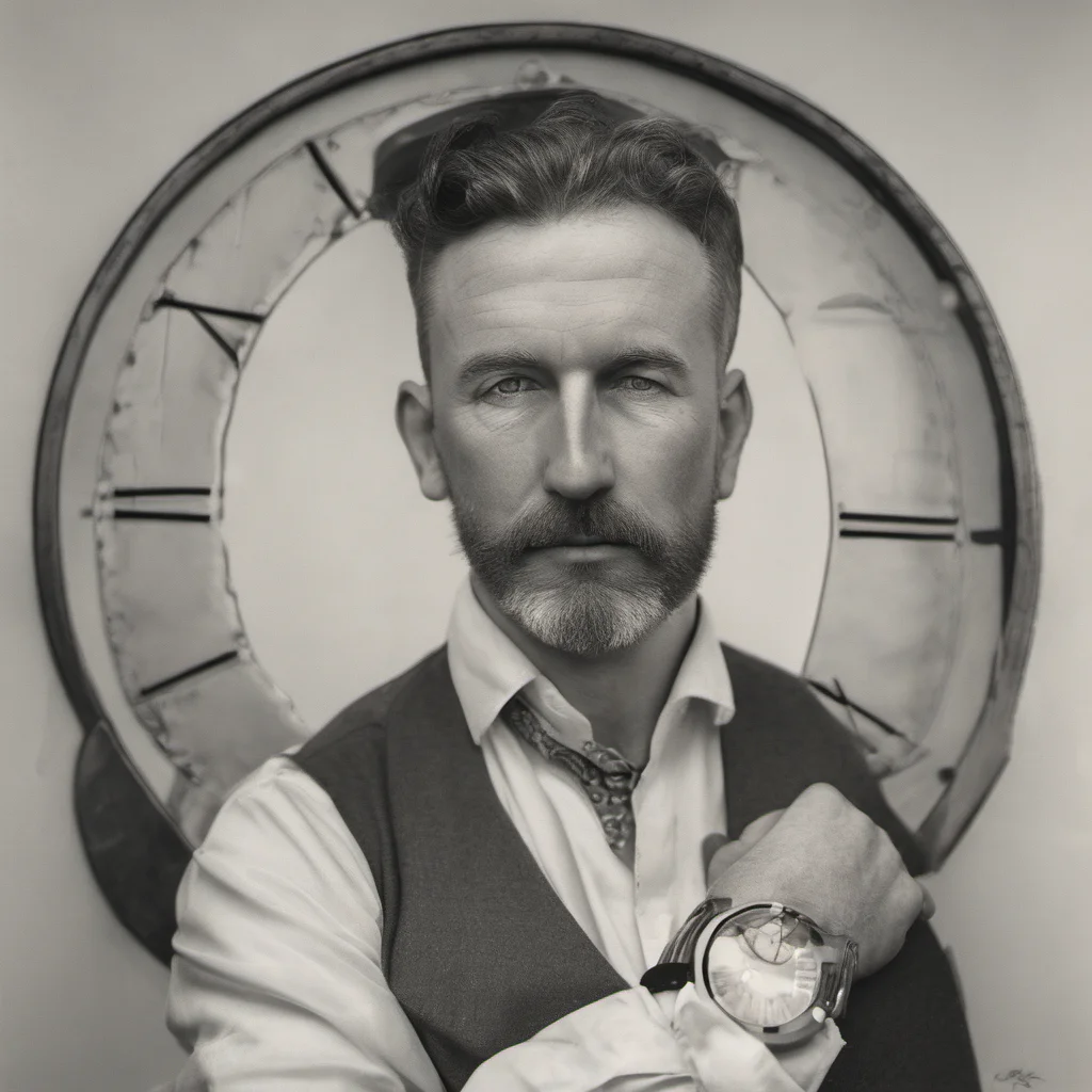 portrait of an irishman wearing an innovative watch