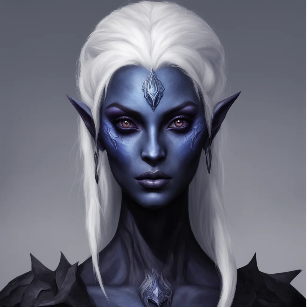 portrait of female drow amazing awesome portrait 2