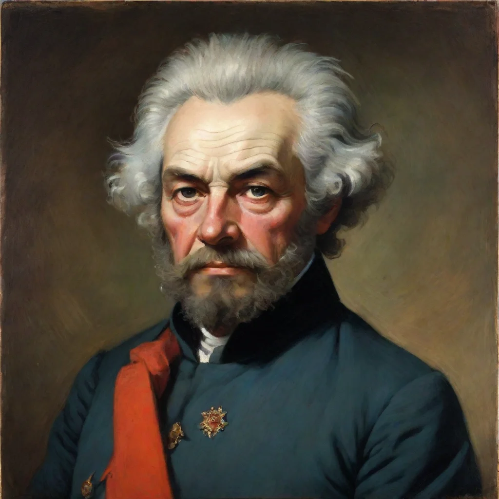 portrait of revolutionary leader 