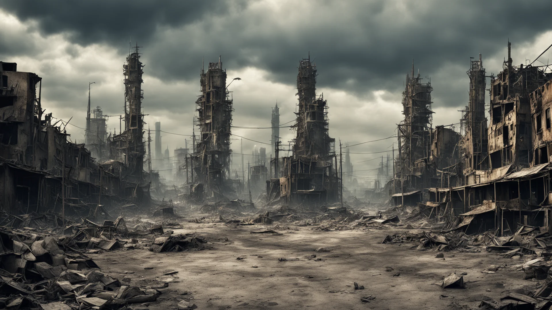 post apocalyptic world  amazing awesome portrait 2 wide