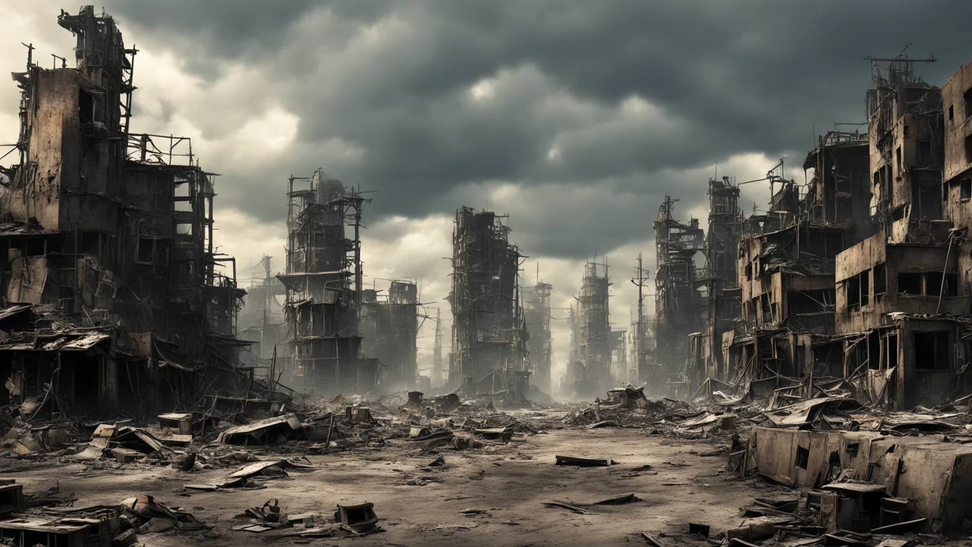 aipost apocalyptic world  confident engaging wow artstation art 3 wide