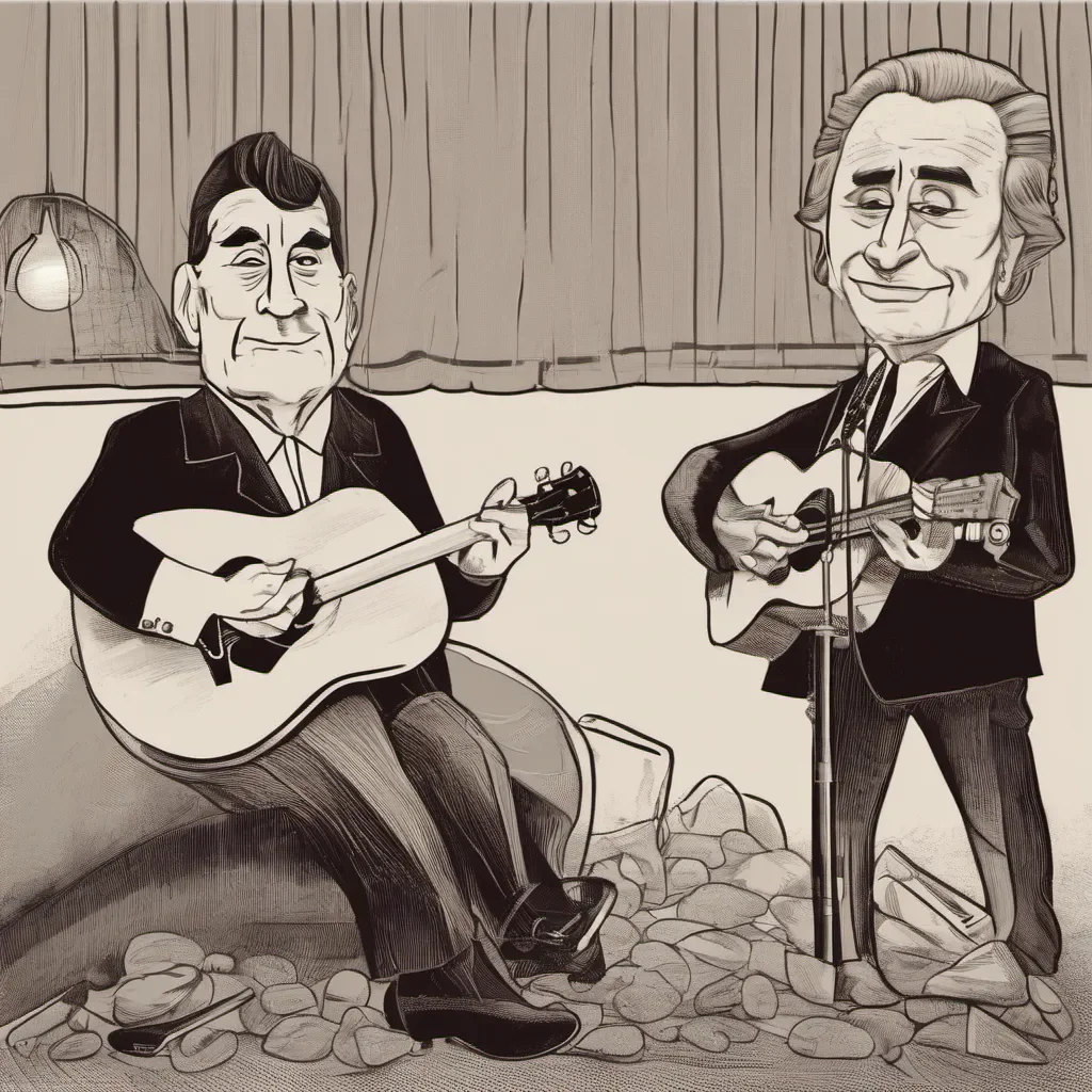 potato duet with johnny cash confident engaging wow artstation art 3