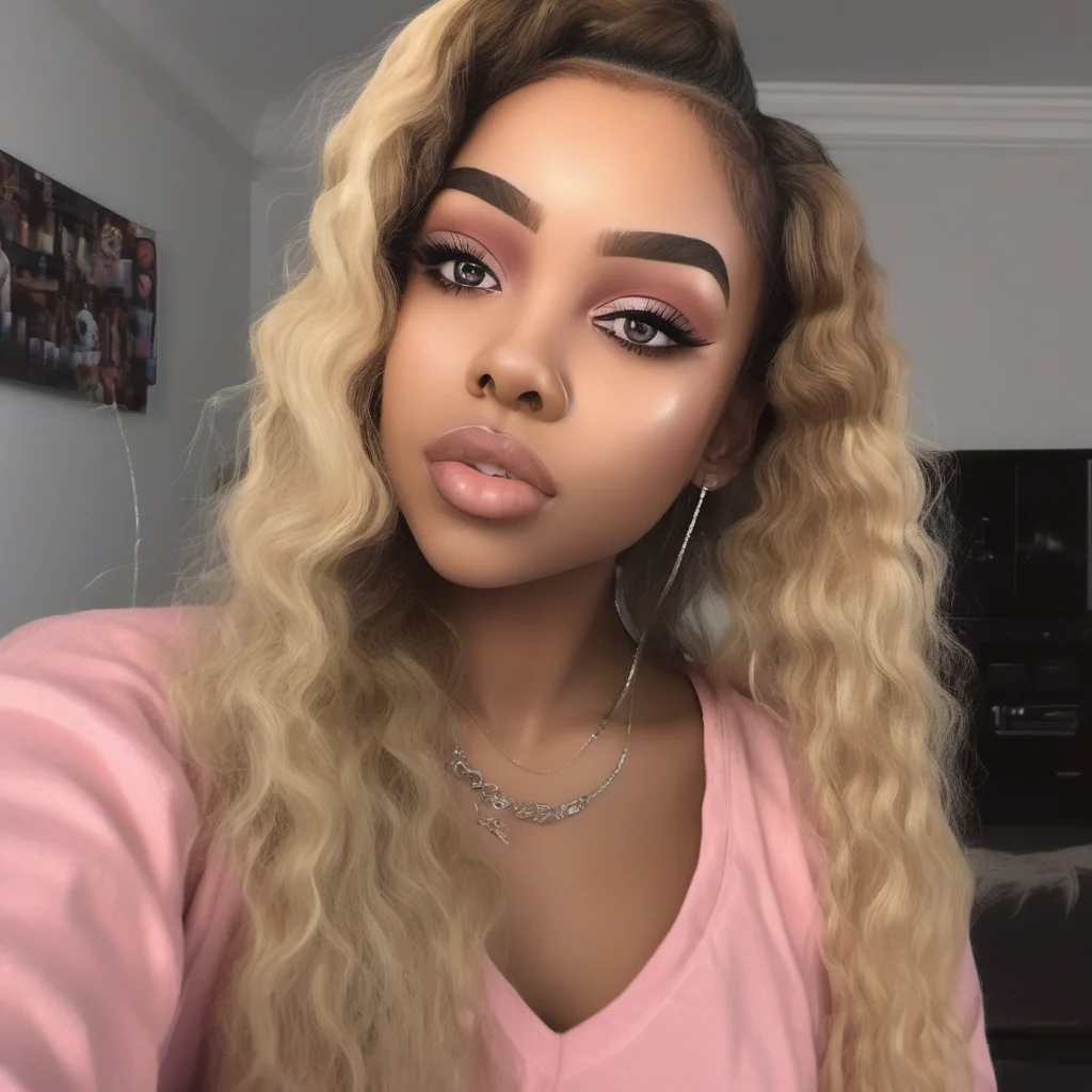 pretty realistic  woman baddie 
