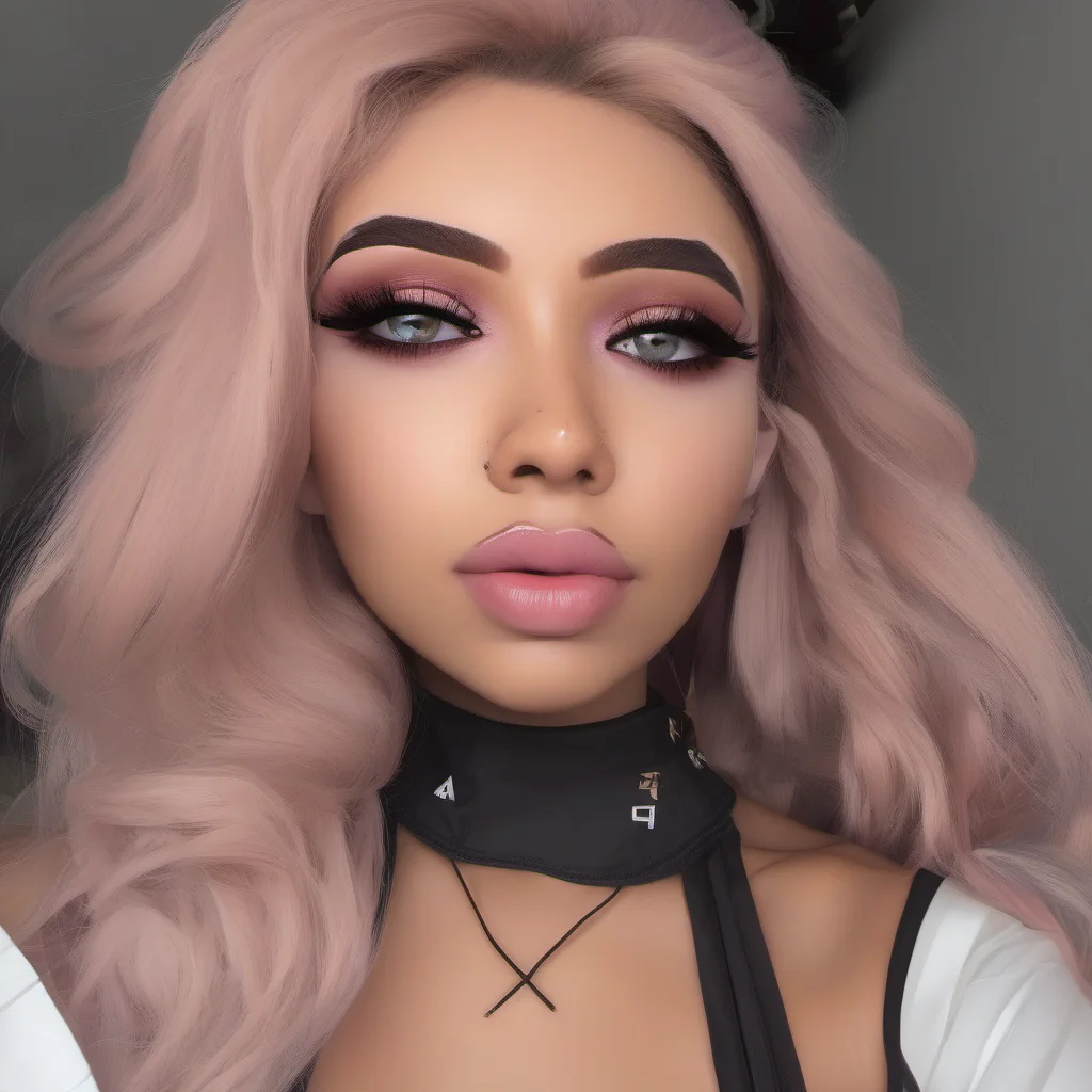 pretty realistic gamer woman baddie winged eyeliner  amazing awesome portrait 2