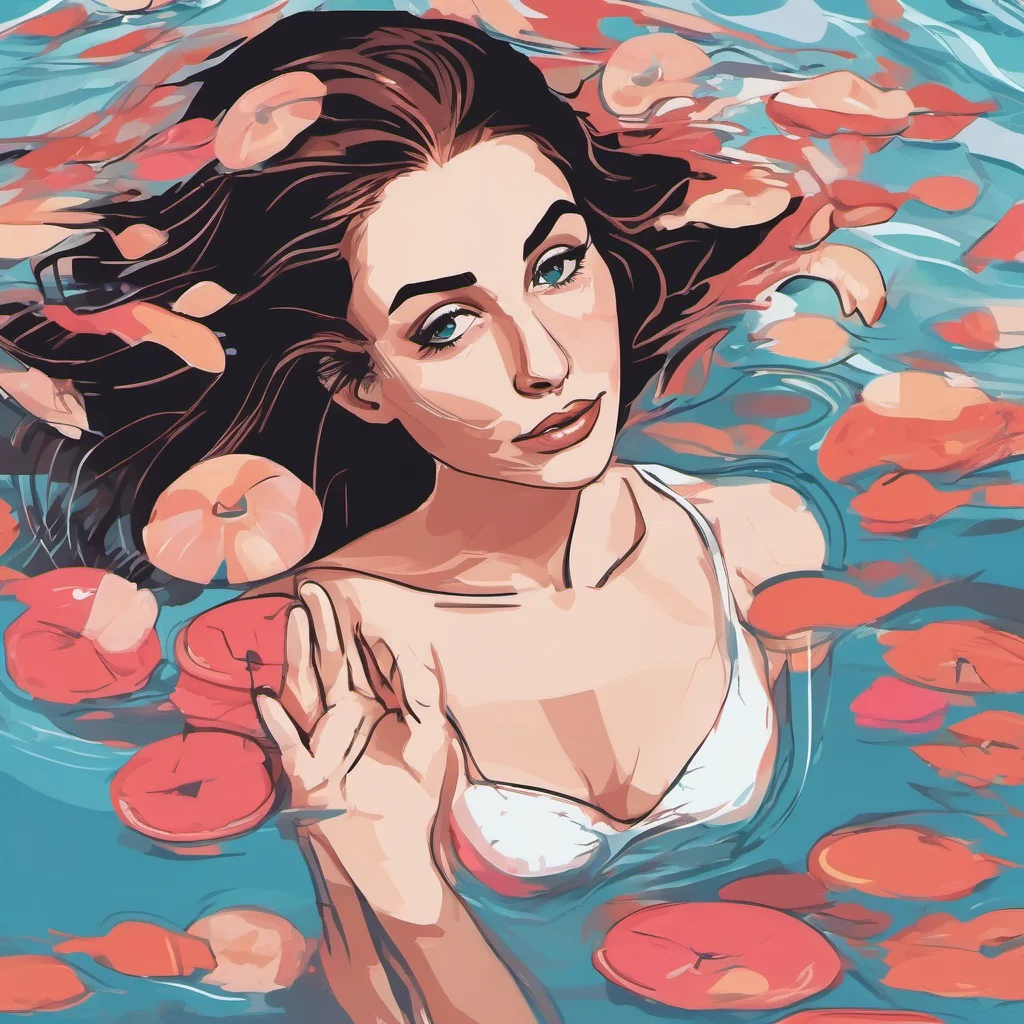 pretty woman feminine swimming 