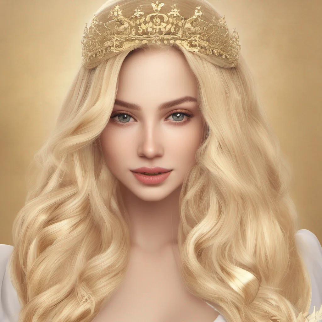 aiprincess golden blonde amazing awesome portrait 2