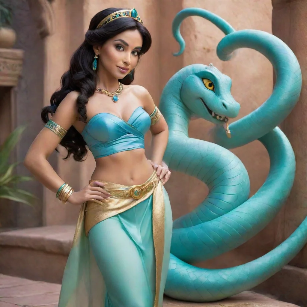 aiprincess jasmine and kaa 