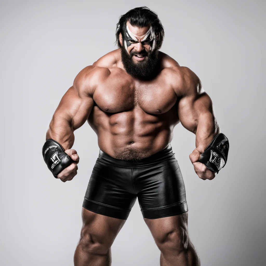 aiprofessional wrestler confident engaging wow artstation art 3