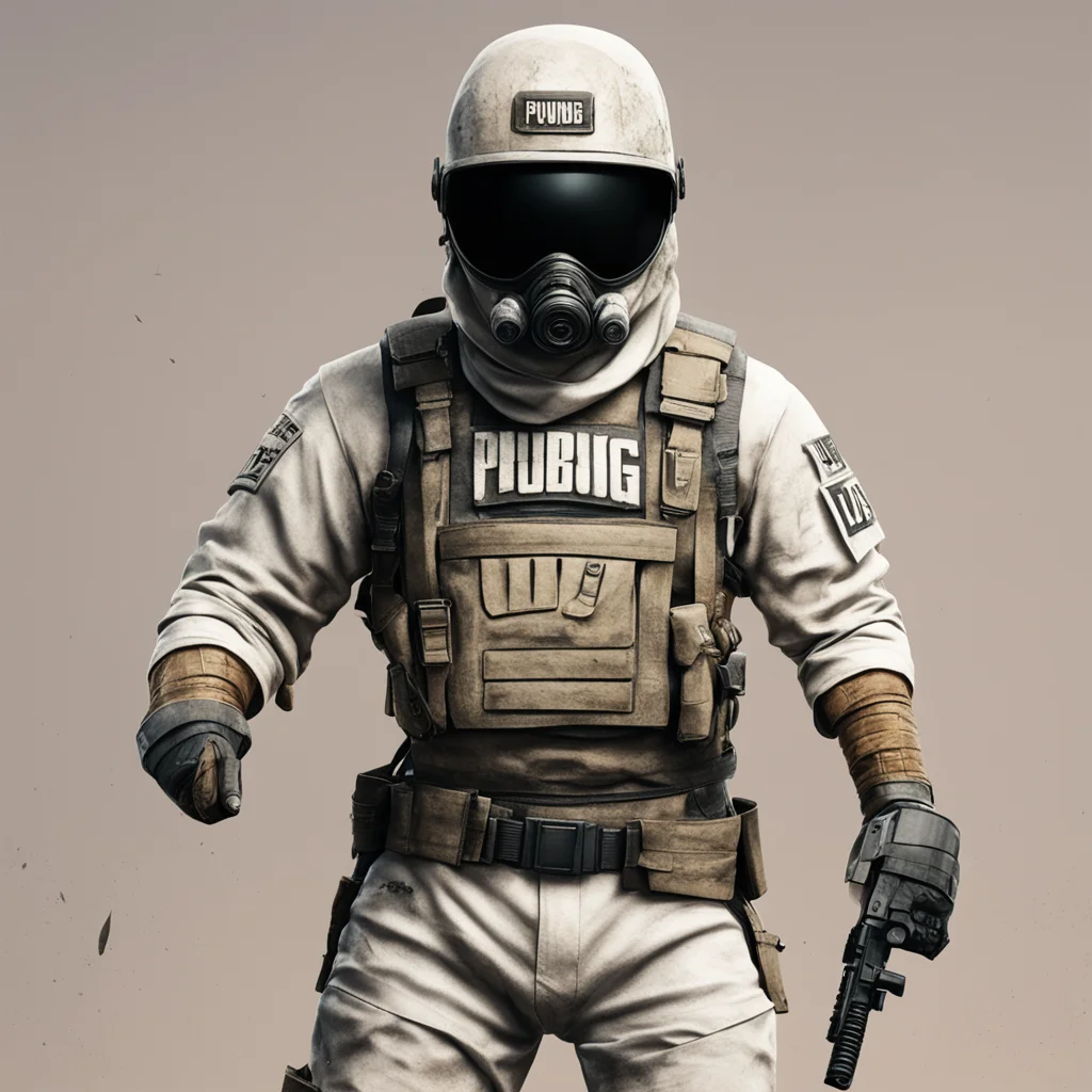 aipubg mummy suit with guns and awais written on background confident engaging wow artstation art 3