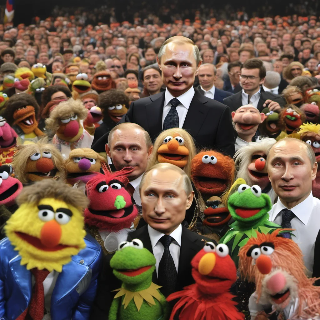 aiputin as a muppet amazing awesome portrait 2