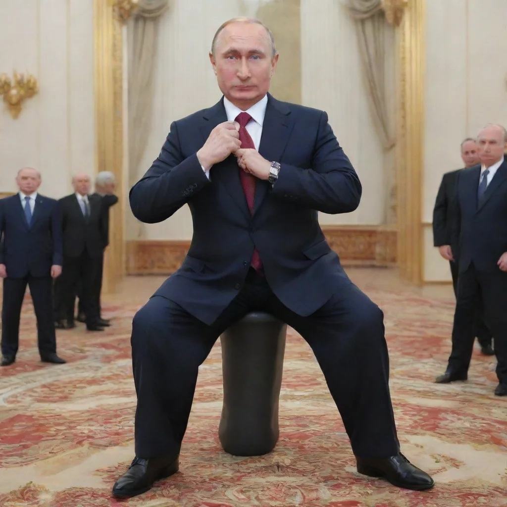 aiputin doing jojo pose