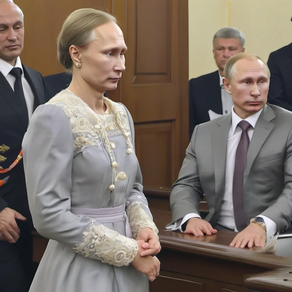 aiputin in dress in court amazing awesome portrait 2
