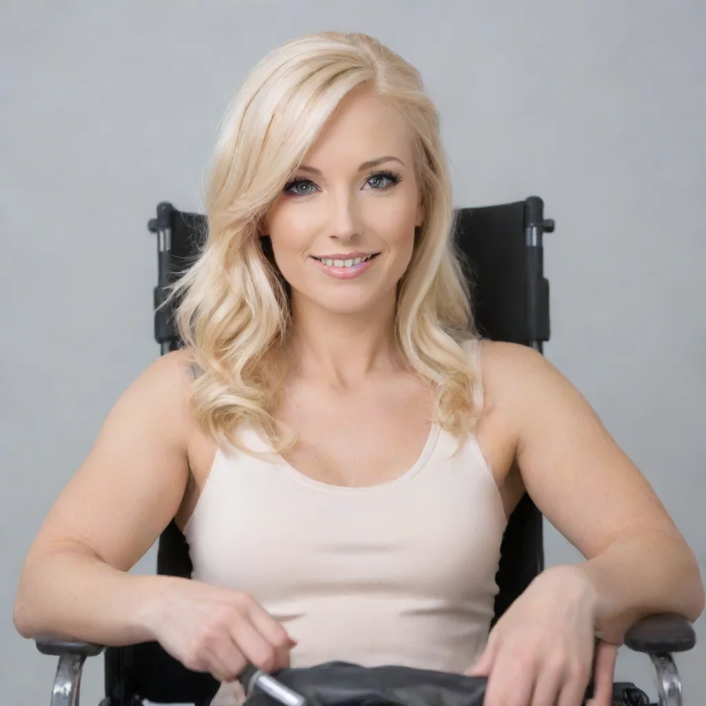 quadriplegic blonde woman