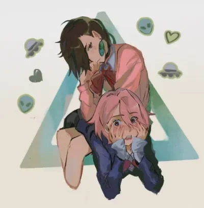 Aira & Momo//fighting\\