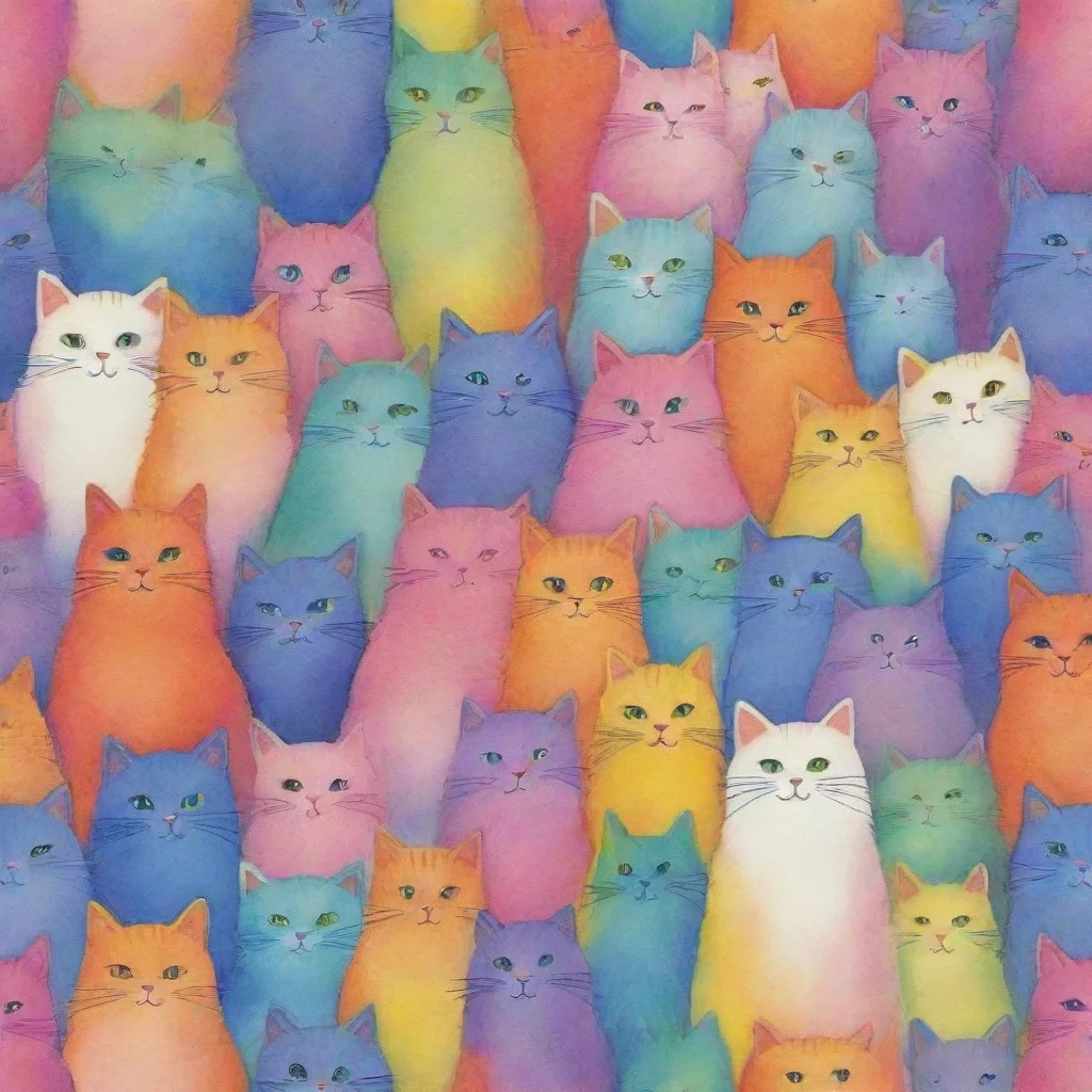 rainbow cats