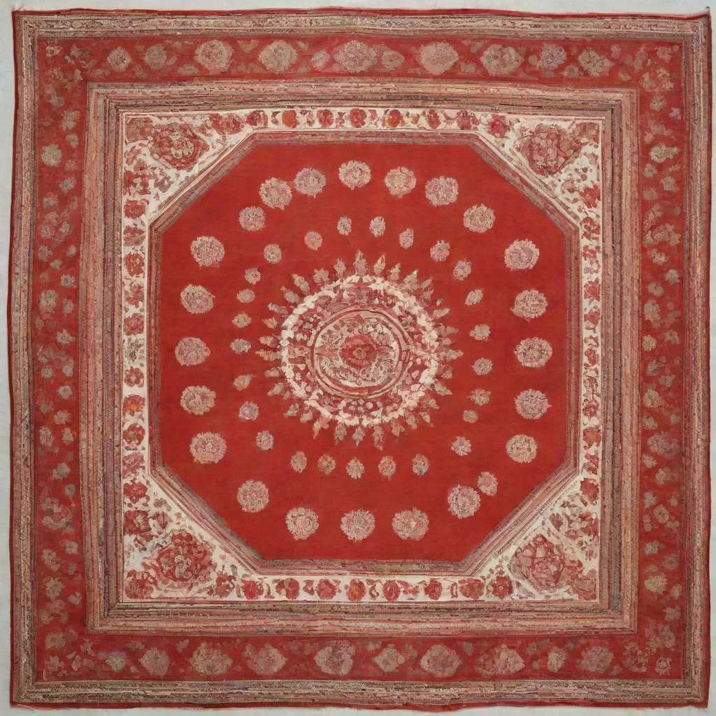 red and white central asian shephered