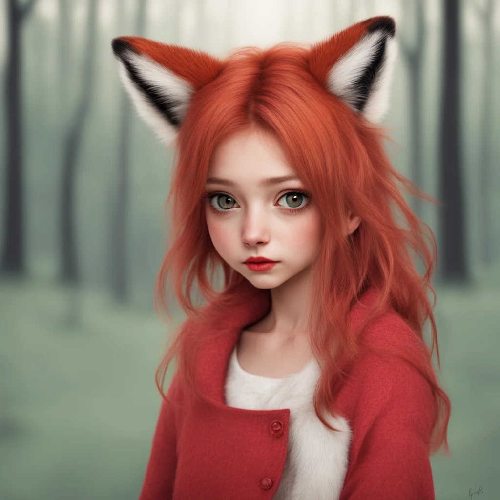 red fox girl amazing awesome portrait 2