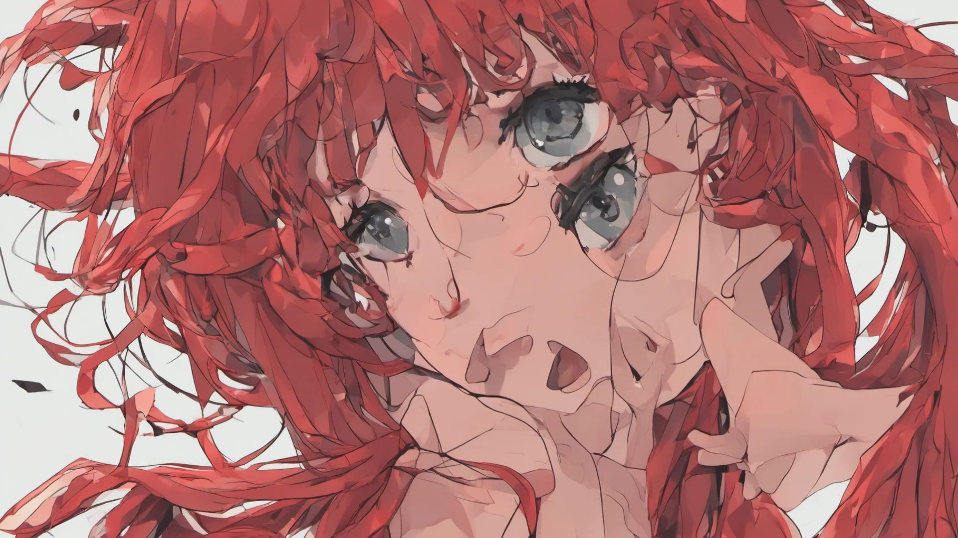red hair girl confident engaging wow artstation art 3 wide