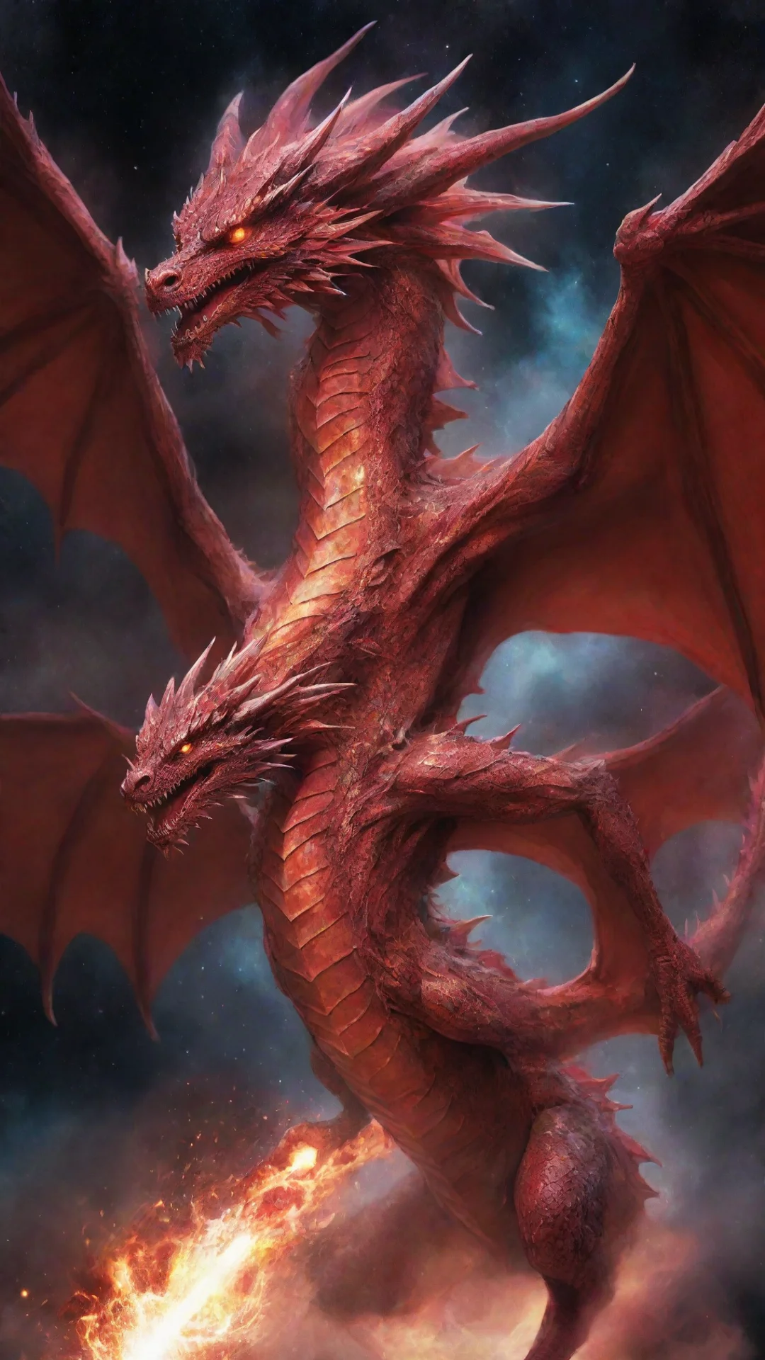 red supernova dragon tall