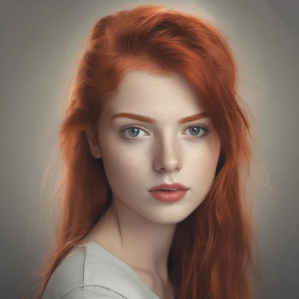 redhead girl  good looking trending fantastic 1