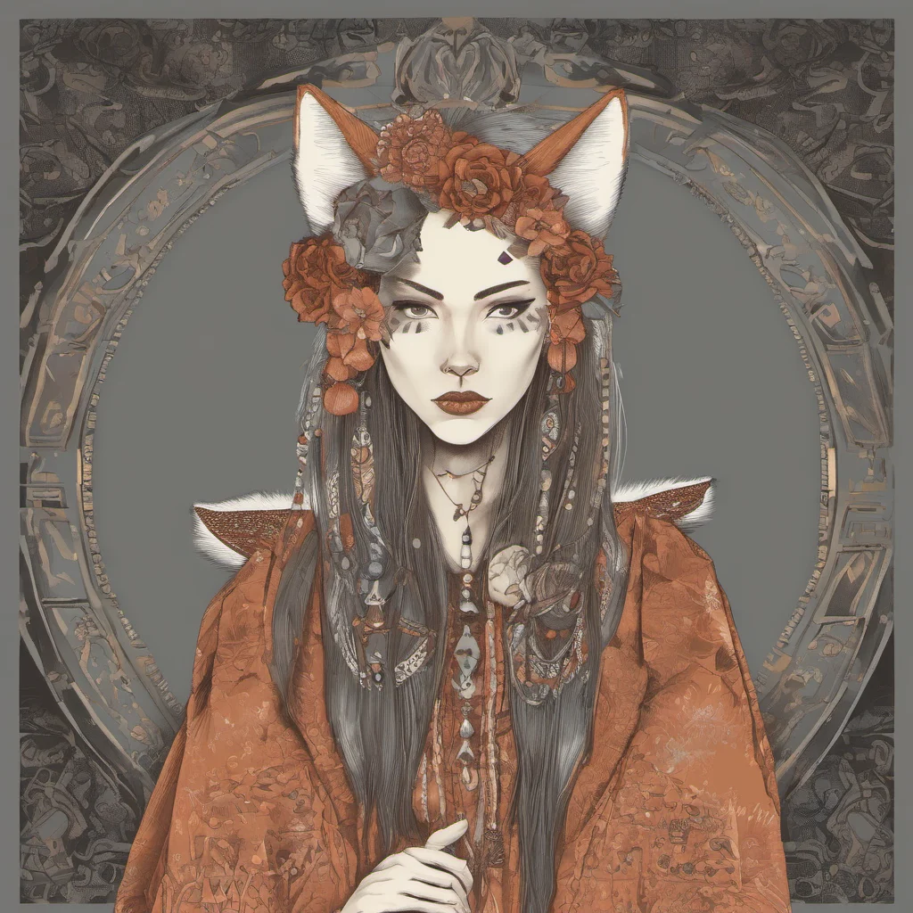 regal fox woman amazing awesome portrait 2