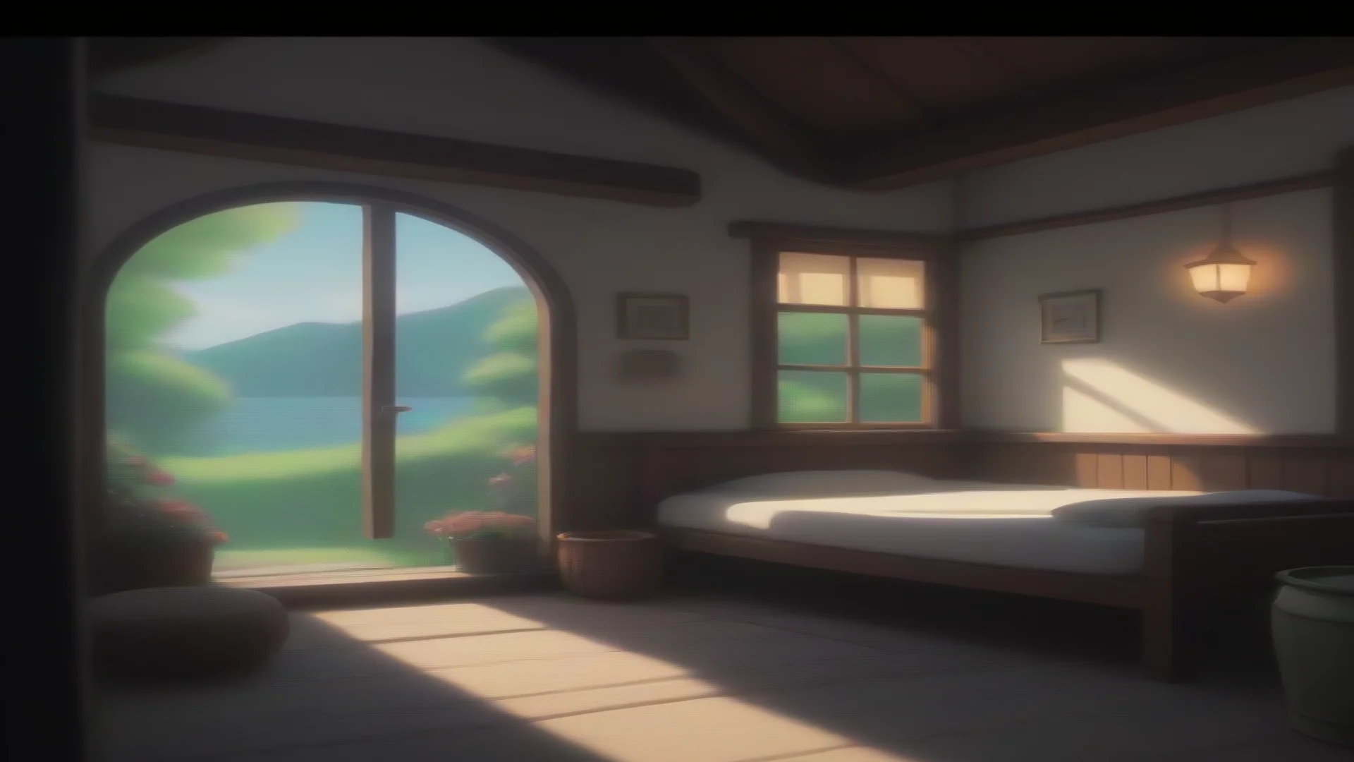 relaxing environement studio ghibli calming lowfi cottage calm relax lowfi wide