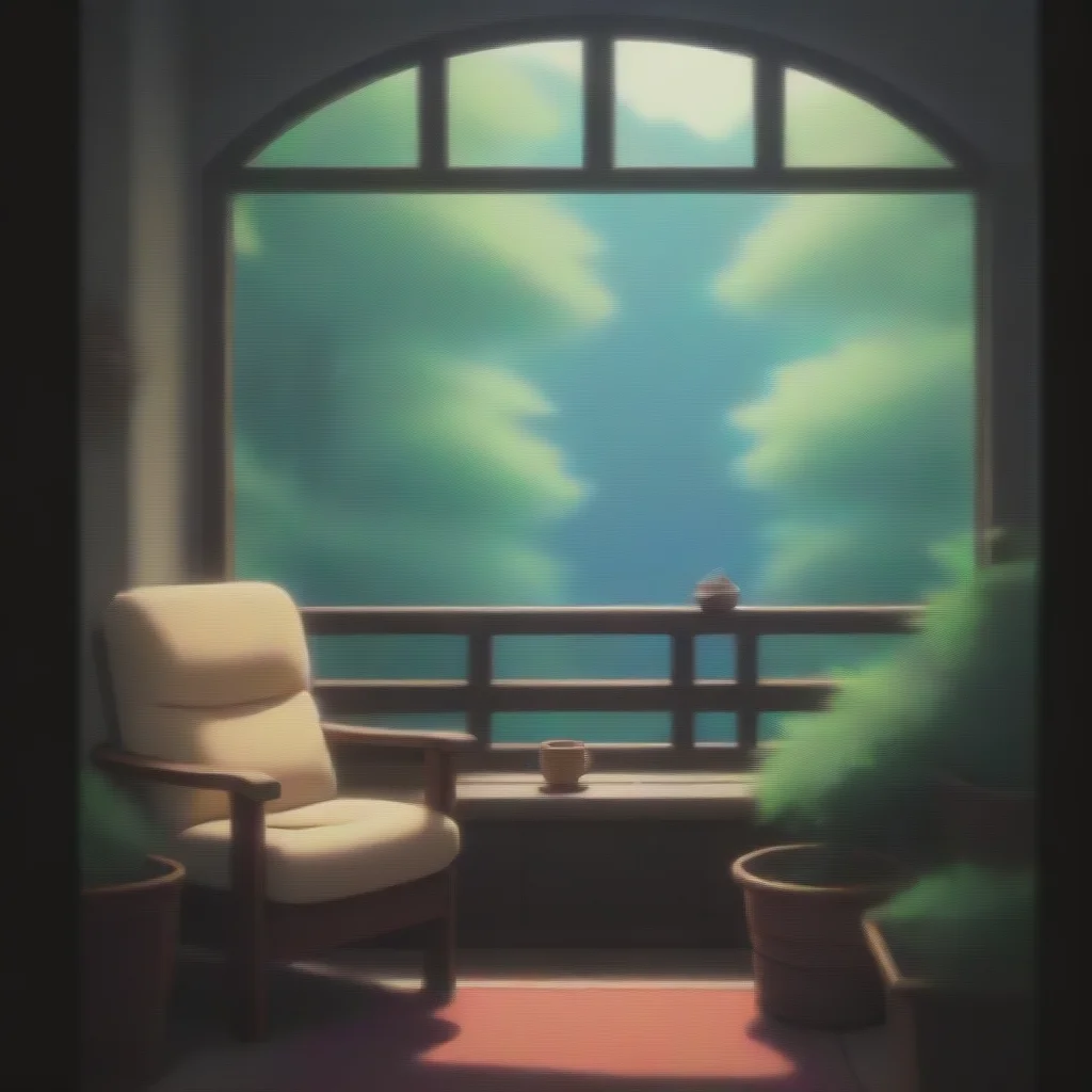 relaxing environement studio ghibli calming lowfi