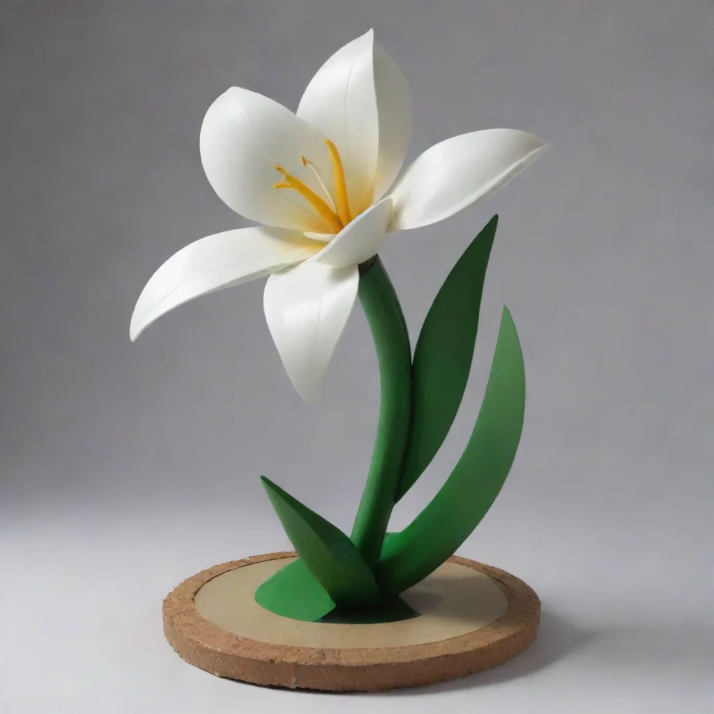 aireleitura flor oscar niemeyer com materiais reciclaveis e em 3d