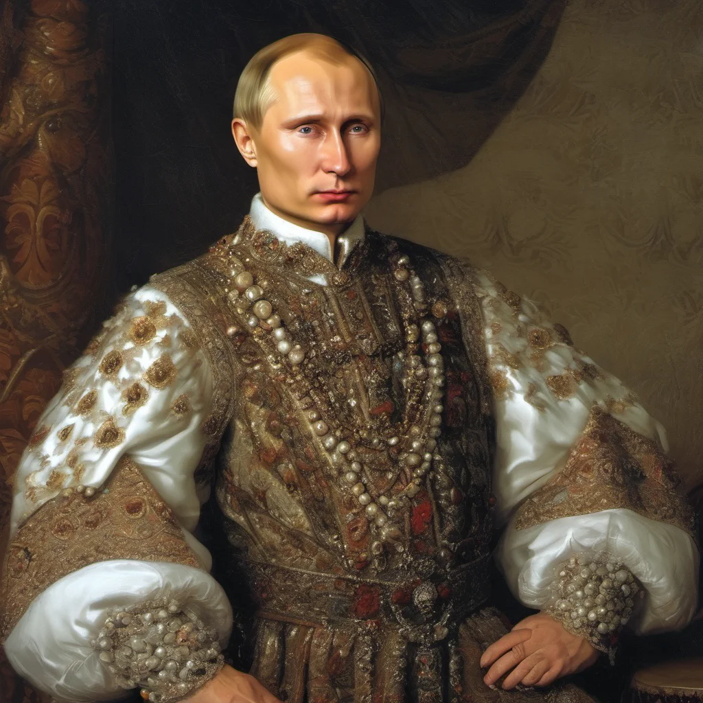 airenaissance putin in dress in russia