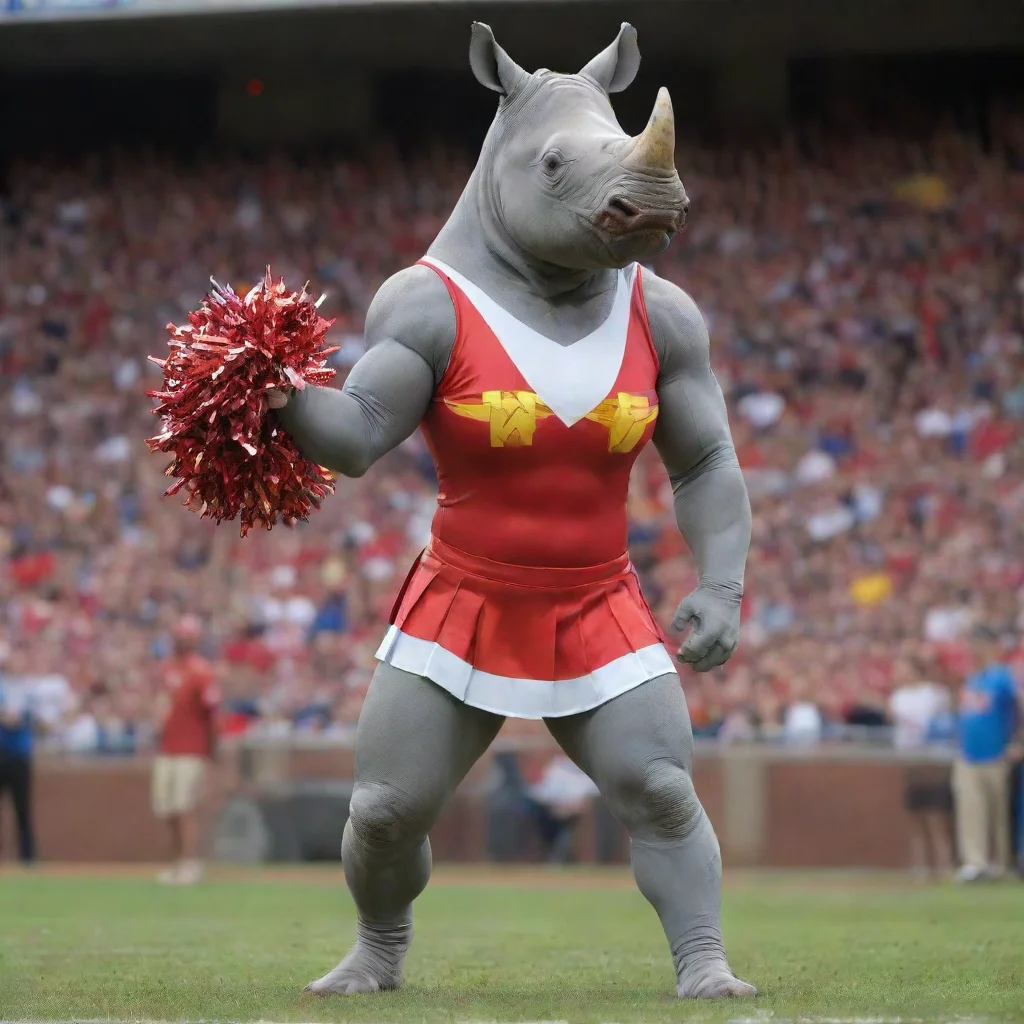 airhino cheerleader superhero 