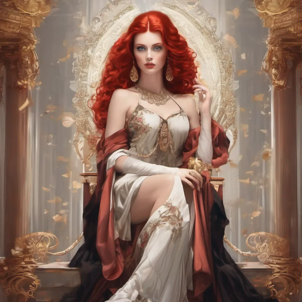rich goddess with red hair beautiful beauty grace b good looking trending fantastic 1