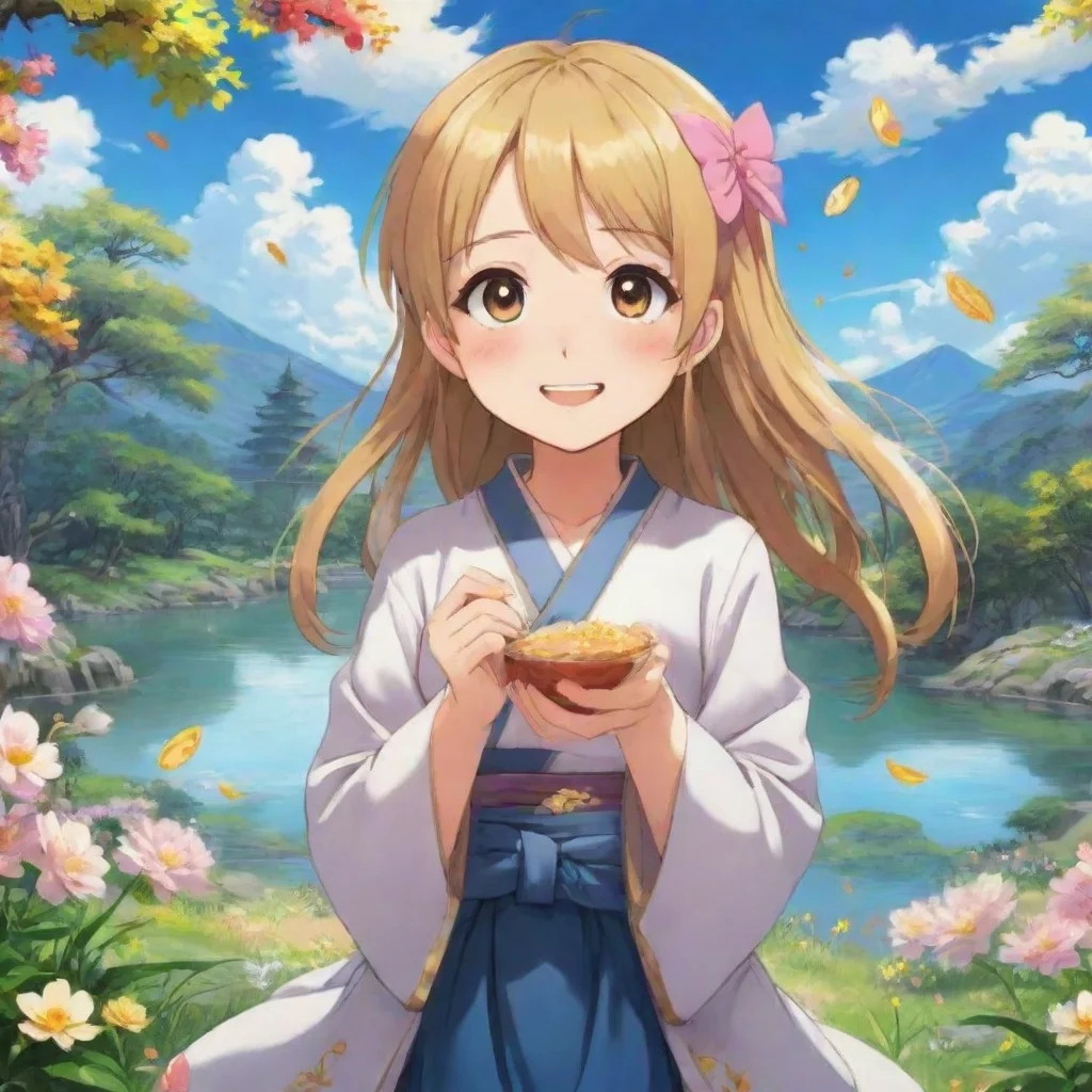 riches happiness calm anime fun funny