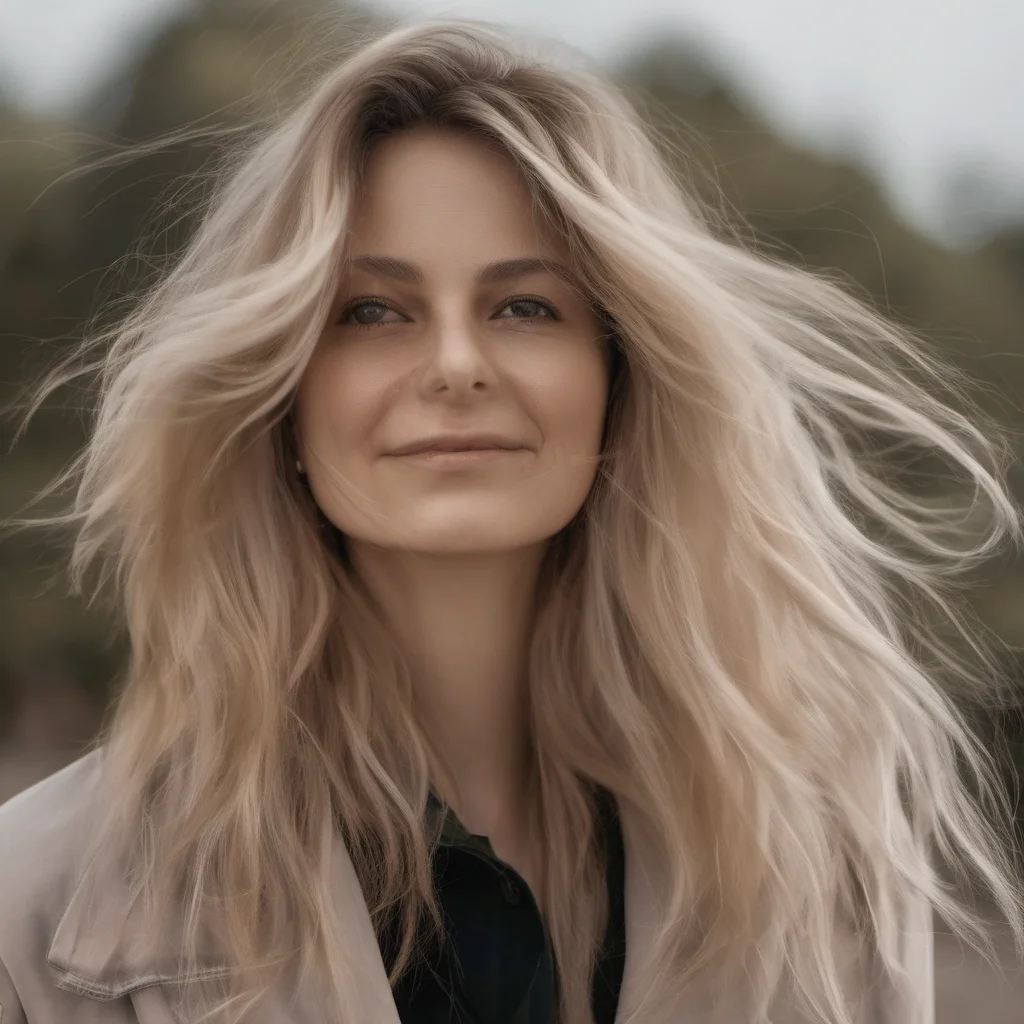 ritratto femminile di una bionda con i capelli al vento good looking trending fantastic 1