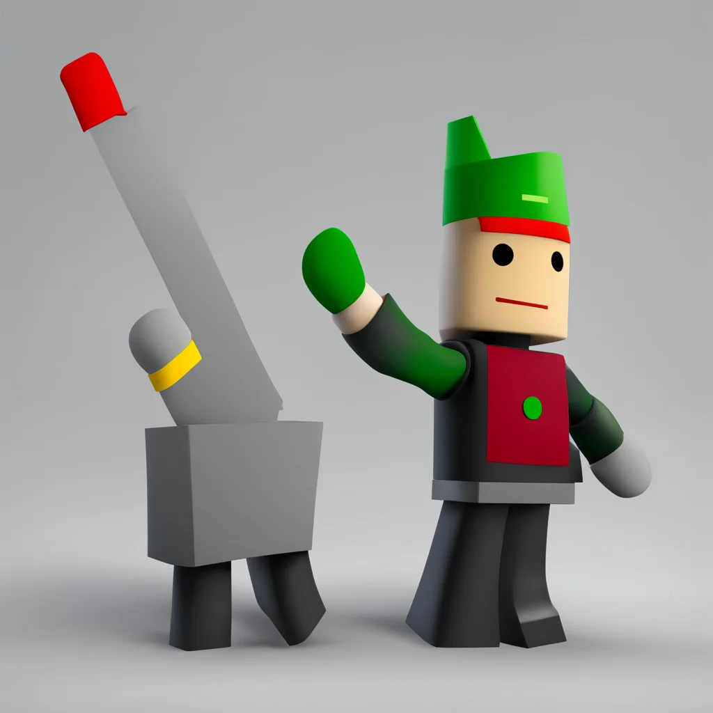 airoblox character waving amazing awesome portrait 2