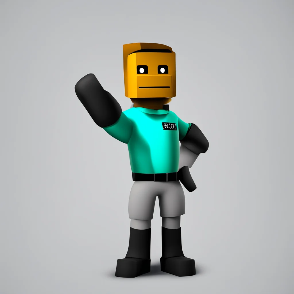 roblox character waving